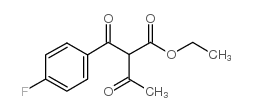 2-(4-FLUORO-BENZOYL)-3-OXO-BUTYRICACIDETHYLESTER structure