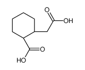 (1S,2S)-2-(carboxymethyl)cyclohexane-1-carboxylic acid结构式