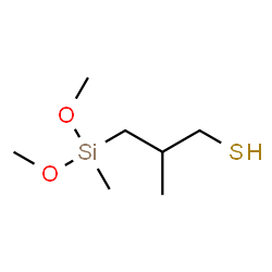 3-(dimethoxymethylsilyl)-2-methylpropanethiol Structure