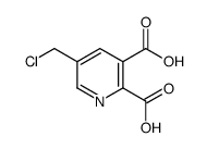 5-(Chloromethyl)-2,3-pyridinedicarboxylic acid结构式