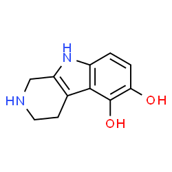 1H-Pyrido[3,4-b]indole-5,6-diol, 2,3,4,9-tetrahydro- (9CI)结构式