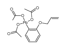 o-(Prop-2-enyloxy)phenyllead Triacetate Structure
