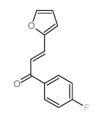 2-Propen-1-one,1-(4-fluorophenyl)-3-(2-furanyl)- Structure