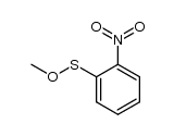 2-nitro-benzenesulfenic acid methyl ester Structure