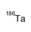 tantalum-186 Structure