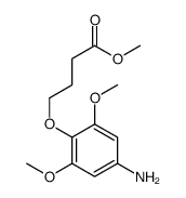 methyl 4-(4-amino-2,6-dimethoxyphenoxy)butanoate结构式