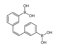 [3-[2-(3-boronophenyl)ethenyl]phenyl]boronic acid Structure