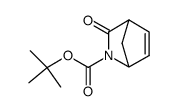 3-氧代-2-氮杂双环[2.2.1]庚-5-烯-2-羧酸叔丁酯结构式