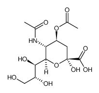 (2S,4S,5R,6R)-5-acetamido-4-acetyloxy-2-hydroxy-6-[(1R,2R)-1,2,3-trihydroxypropyl]oxane-2-carboxylic acid picture