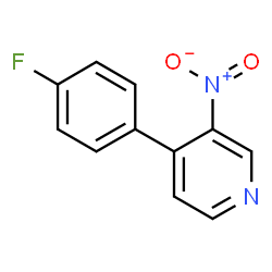 3-NITRO-4-(4'-FLUOROPHENYL) PYRIDINE结构式