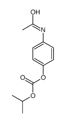 (4-acetamidophenyl) propan-2-yl carbonate Structure