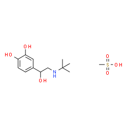 dl-N-Butylnorepinephrine methansulfonate Structure