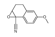 5-methoxy-2,3-dihydronaphtho[1,2-b]oxirene-7b(1aH)-carbonitrile Structure