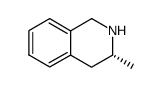 3-(R)-methyl-1,2,3,4-tetrahydroisoquinoline结构式
