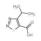 1,2,3-Thiadiazole-5-carboxylicacid,4-(1-methylethyl)-(9CI) Structure