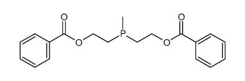 Bis-(2-benzoyloxy-ethyl)-methyl-phosphin Structure