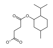 4-(5-methyl-2-propan-2-ylcyclohexyl)oxy-4-oxobutanoate Structure