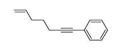 hept-6-en-1-ynylbenzene结构式