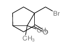 1-(Bromomethyl)-7,7-dimethylbicyclo(2.2.1)heptan-2-one结构式