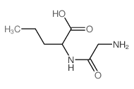 L-Norvaline, glycyl-结构式