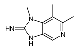 2-AMINO-1,6,7-TRIMETHYLIMIDAZO(4,5-C)PYRIDINE Structure