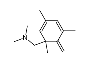 dimethyl-(1,3,5-trimethyl-6-methylene-cyclohexa-2,4-dienylmethyl)-amine Structure