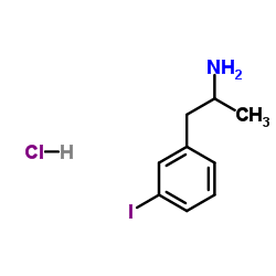 3-Iodoamphetamine (hydrochloride) Structure