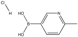 2-Methylpyridine-5-boronic Acid Hydrochloride structure