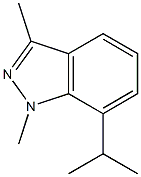 7-isopropyl-1,3-dimethyl-1H-indazole Structure
