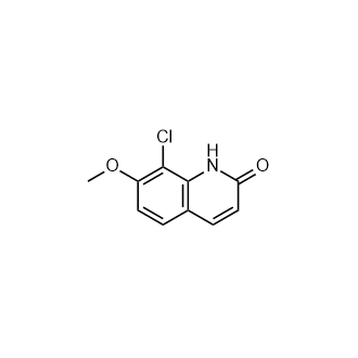 8-Chloro-7-methoxyquinolin-2(1H)-one Structure