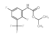 Carbanilic acid,2,5-difluoro-3-(trifluoromethyl)-, isopropyl ester (7CI,8CI) Structure