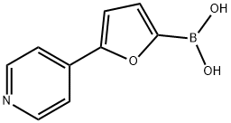 5-(Pyridin-4-yl)furan-2-boronic acid结构式