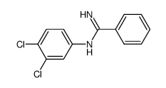 N-(3,4-Dichlorophenyl)benzamidine Structure