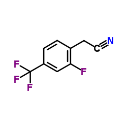 2-Fluoro-4-(trifluoromethyl)benzyl cyanide structure
