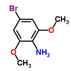 5-溴-1,3-二甲氧基-2-氨基苯结构式