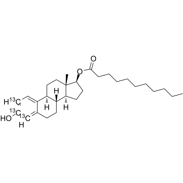 Estradiol undecylate-13C3结构式