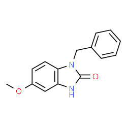 5-Methoxy-1-benzyl-1H-benzoimidazole-2(3H)-one Structure