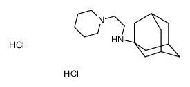 N-(2-piperidin-1-ylethyl)adamantan-1-amine,dihydrochloride结构式