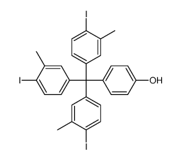 4-[tris(4-iodo-3-methylphenyl)methyl]phenol Structure