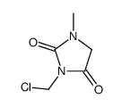 3-(chloromethyl)-1-methylimidazolidine-2,4-dione结构式