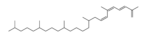 2,6,10,15,19,23-hexamethyltetracosa-1,3,5,7-tetraene结构式