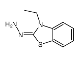 (3-ethyl-1,3-benzothiazol-2-ylidene)hydrazine结构式