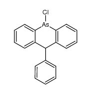 5-chloro-10-phenyl-5,10-dihydro-acridarsine结构式