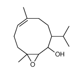 6,10-Dimethyl-3-(1-methylethyl)-11-oxabicyclo[8.1.0]undec-6-en-2-ol结构式