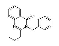 3-BENZYL-2-PROPYL-3H-QUINAZOLIN-4-ONE结构式