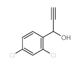 1-(2,4-dichlorophenyl)prop-2-yn-1-ol structure