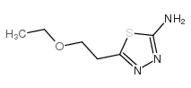 5-(2-乙氧基乙基)-1,3,4-噻二唑-2-胺结构式