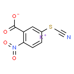 2-Nitro-5-thiocyanatobenzoic Acid Potassium Salt结构式