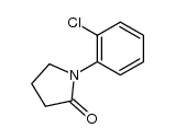 1-(2-chlorophenyl)-2-oxotetrahydropyrrole结构式