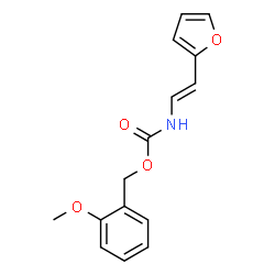 2-METHOXYBENZYL N-[2-(2-FURYL)VINYL]CARBAMATE structure